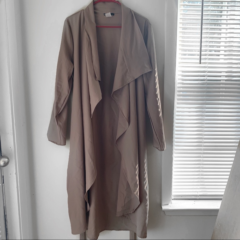 Tan Long Sleeve Kimono